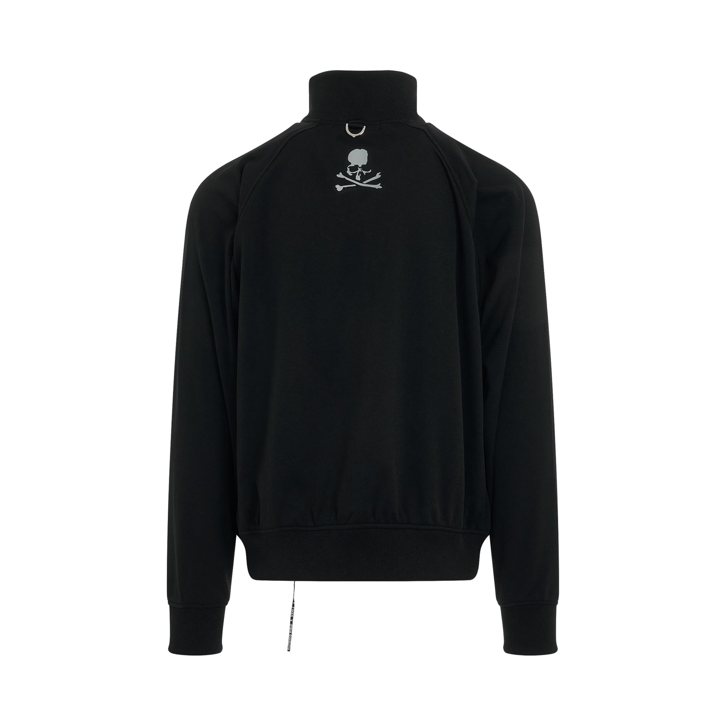 Skull Track Jacket in Black