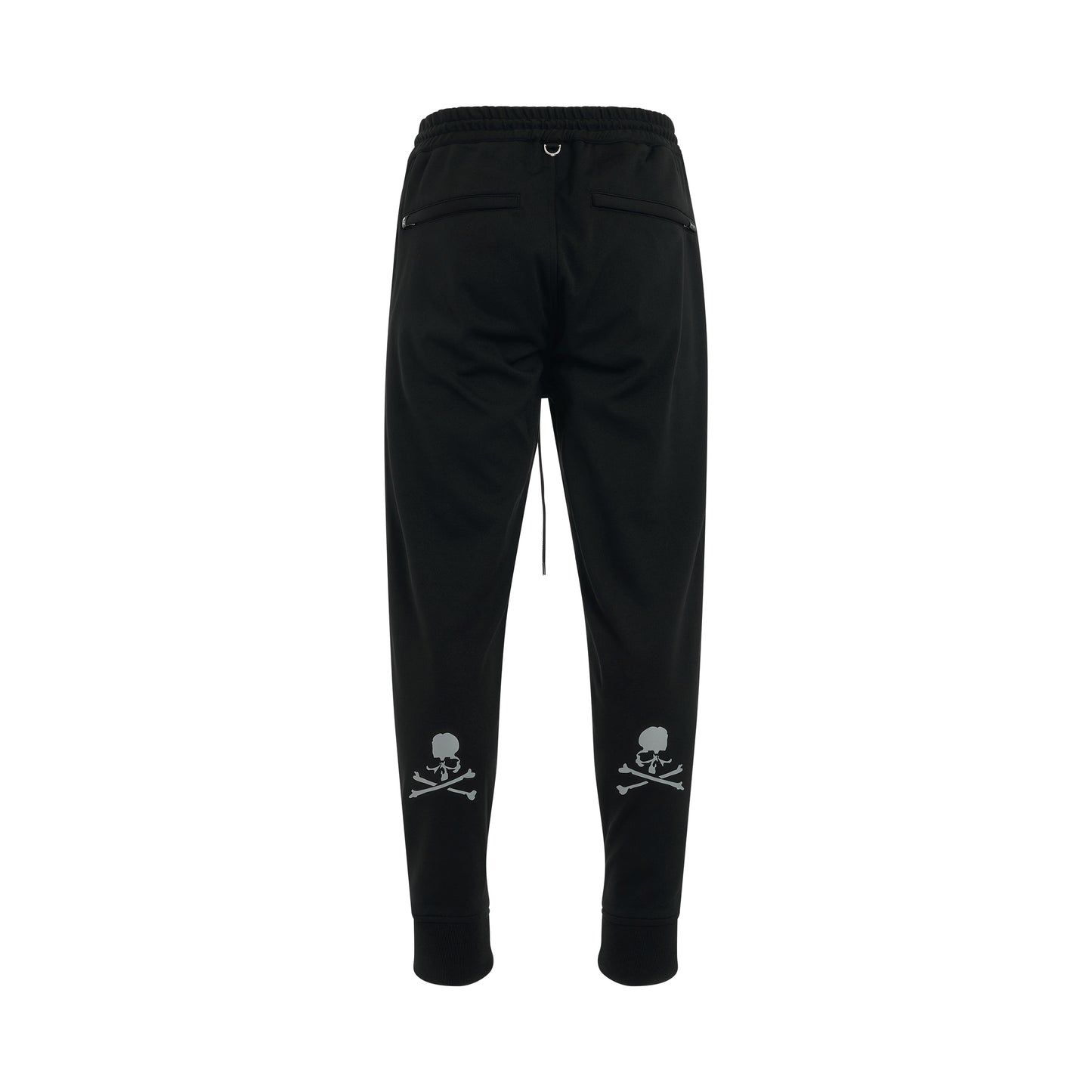 Skull Slim Fit Track Pants in Black