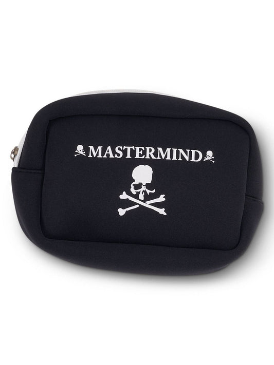 Logo and Skull Trunk Shorts Set in Black