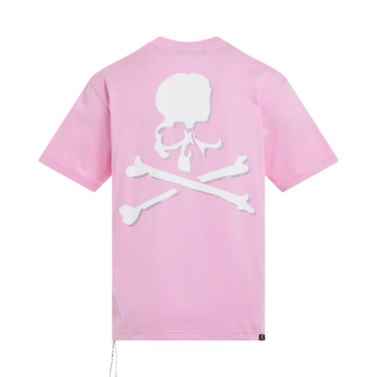 Logo and Skull T-Shirt in Sakura