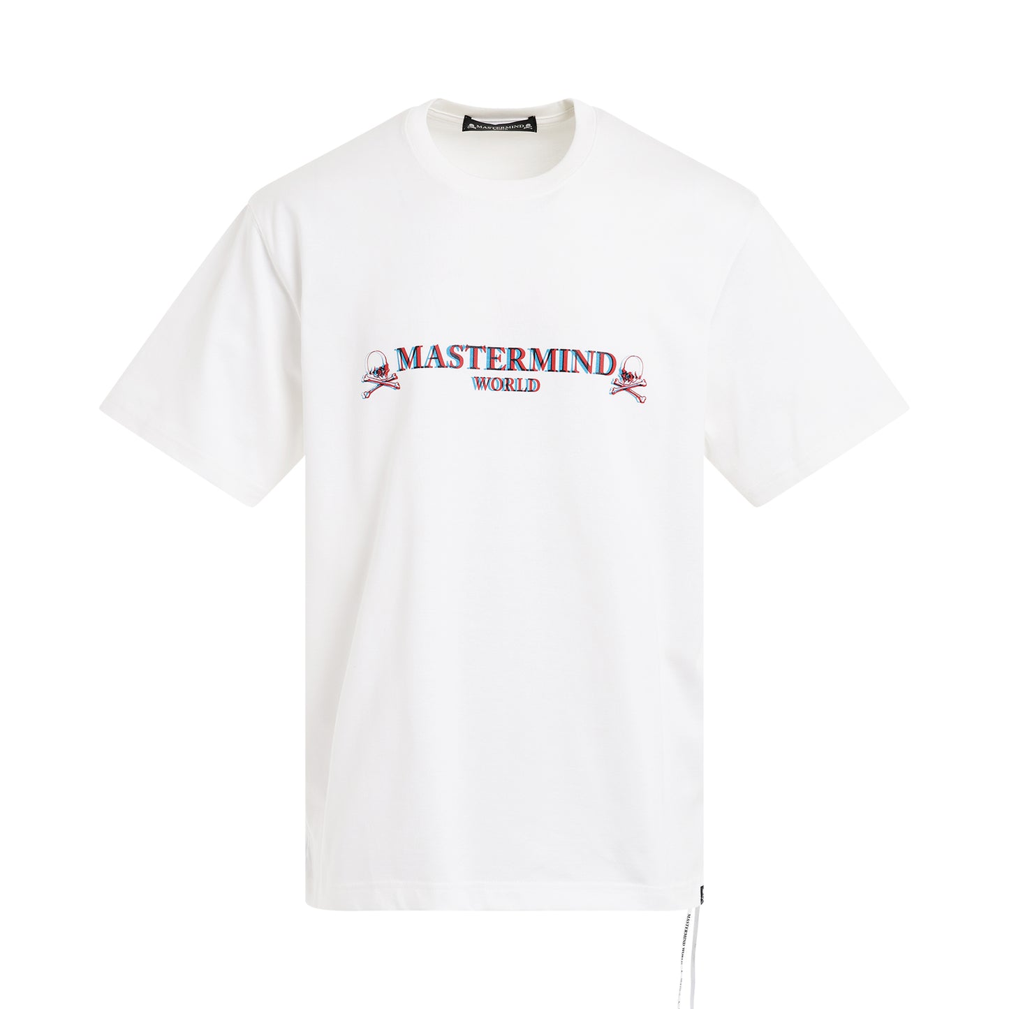 3D Rubber Printed Logo T-Shirt in White