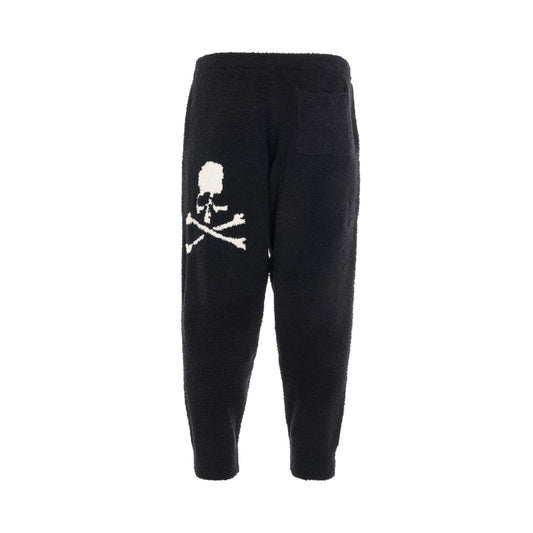 Skull Logo Lounge Pants in Black/White