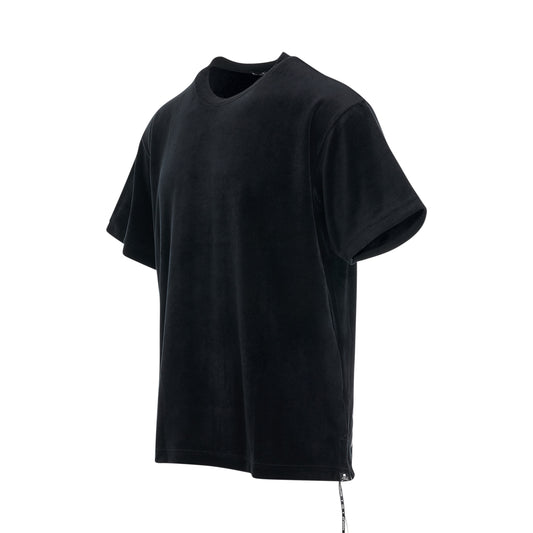 Velour T-Shirt Black