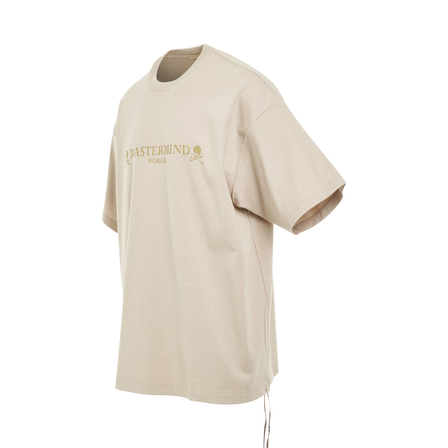 Brilliant Logo Boxy Fit T-Shirt in Beige