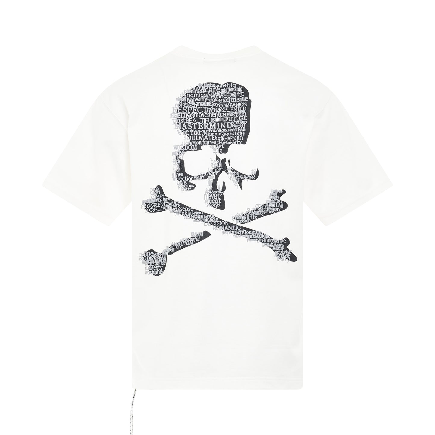 Word Skull T-Shirt in White