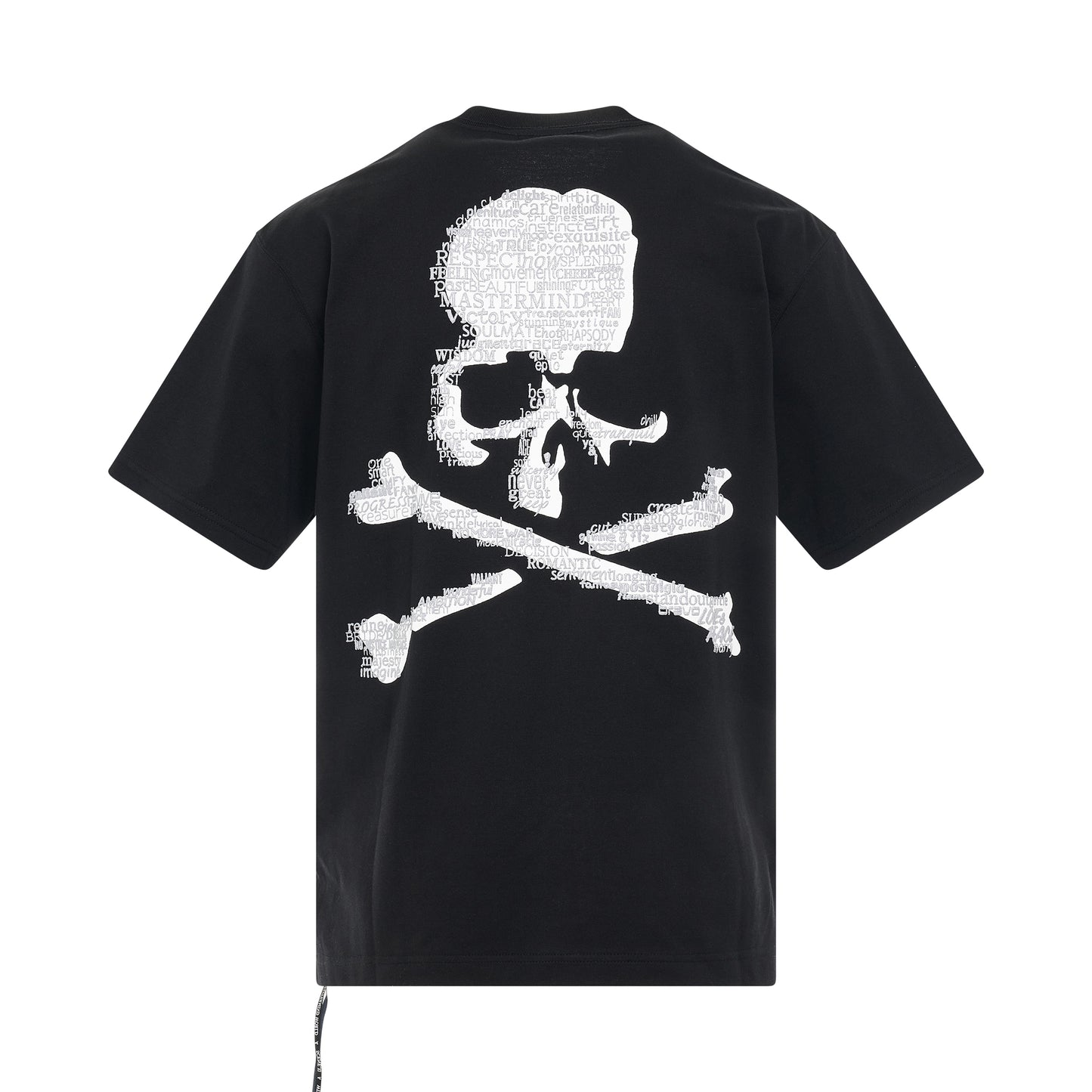 Word Skull T-Shirt in Black