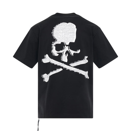 Word Skull T-Shirt in Black