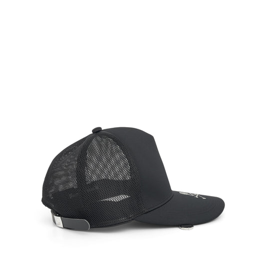 Swarvoski Crystal Skull Cap in Black