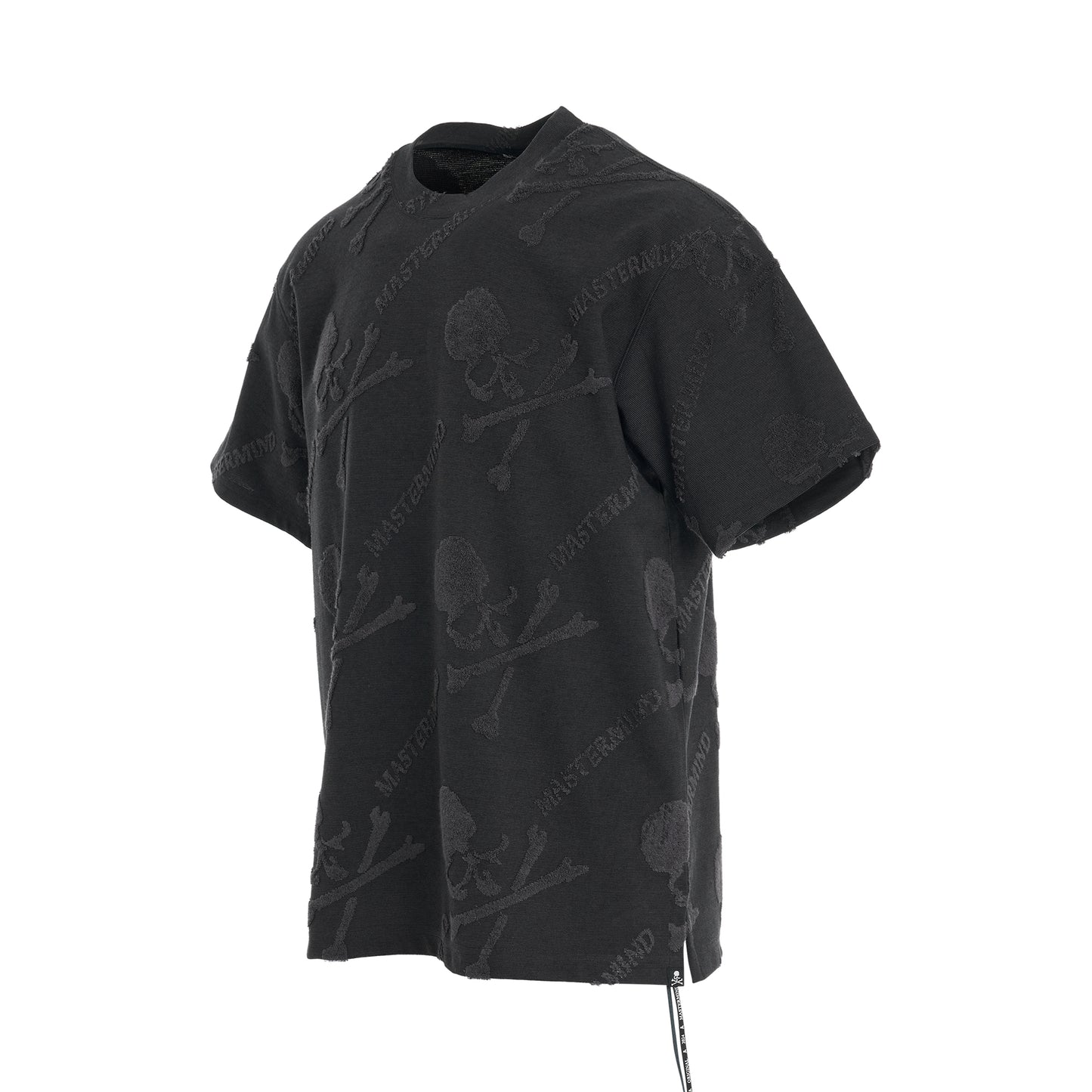 Pile Monogram T-Shirt in Black