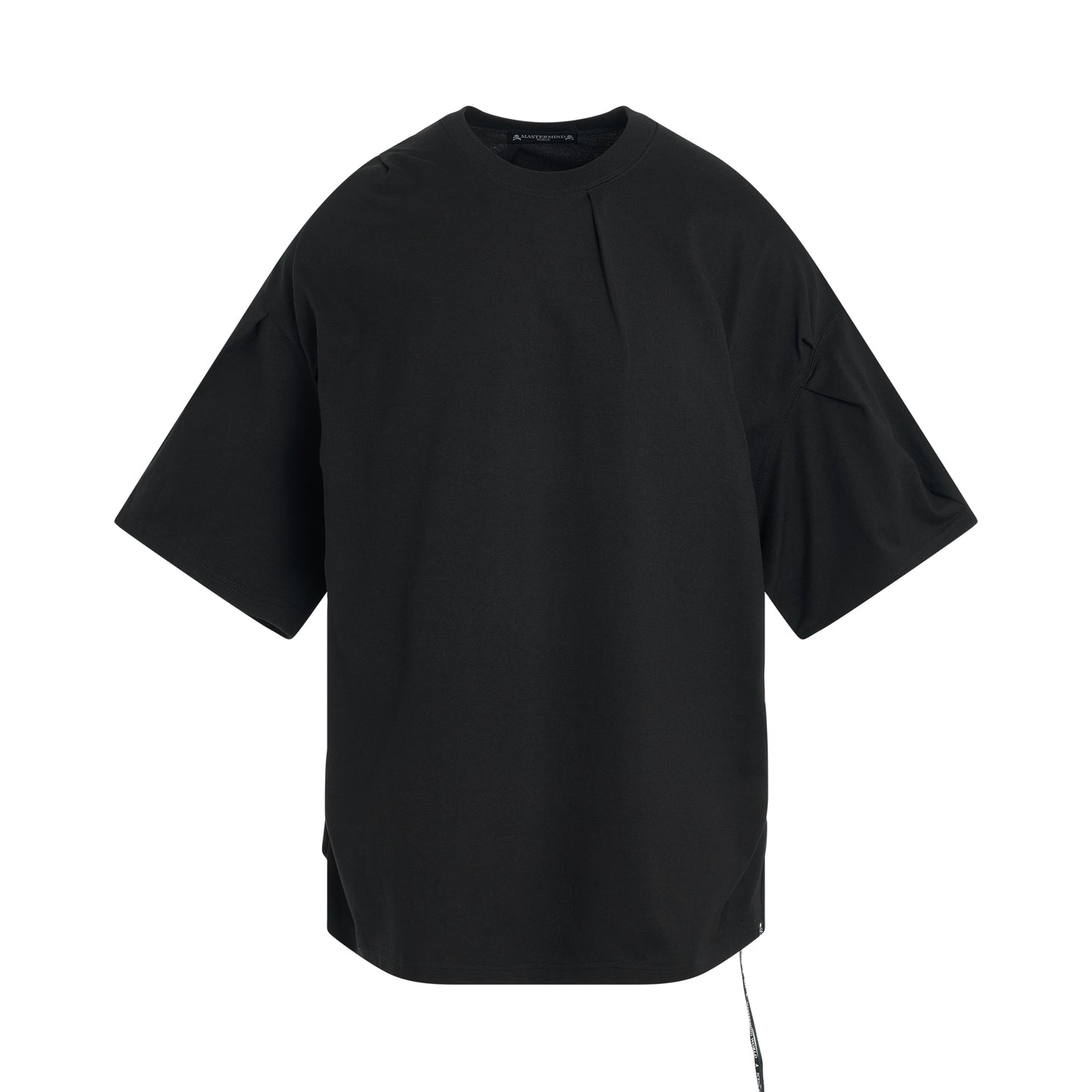 Tuck Oversized T-Shirt in Black