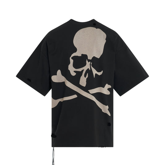 Damaged Oversized T-Shirt in Black