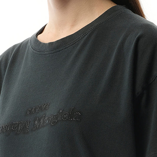 Memory of Reverse Logo T-Shirt in Vintage Black