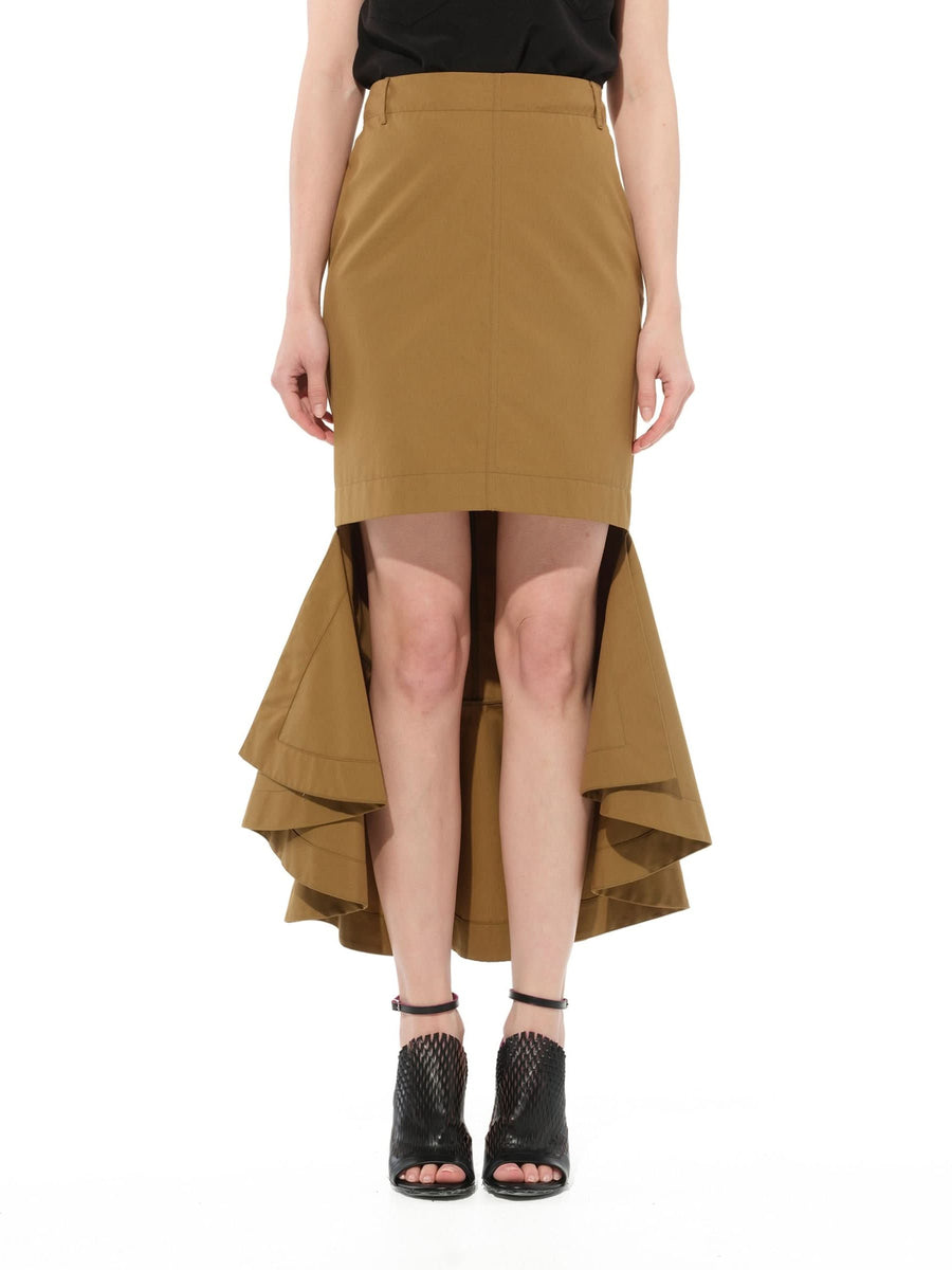 Midi Skirt in Beige