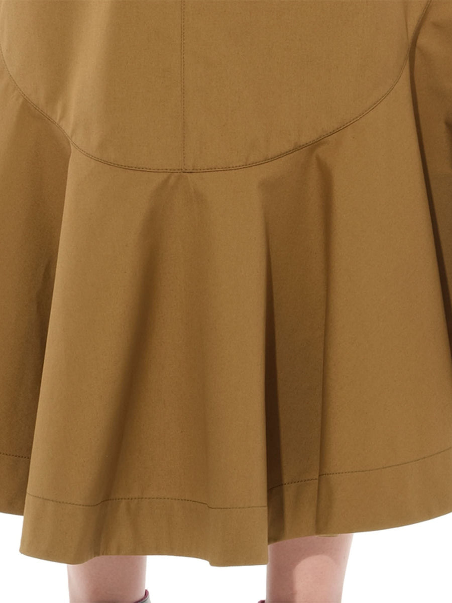 Midi Skirt in Beige