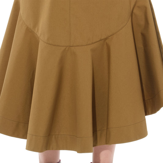 Midi Skirt in Beige