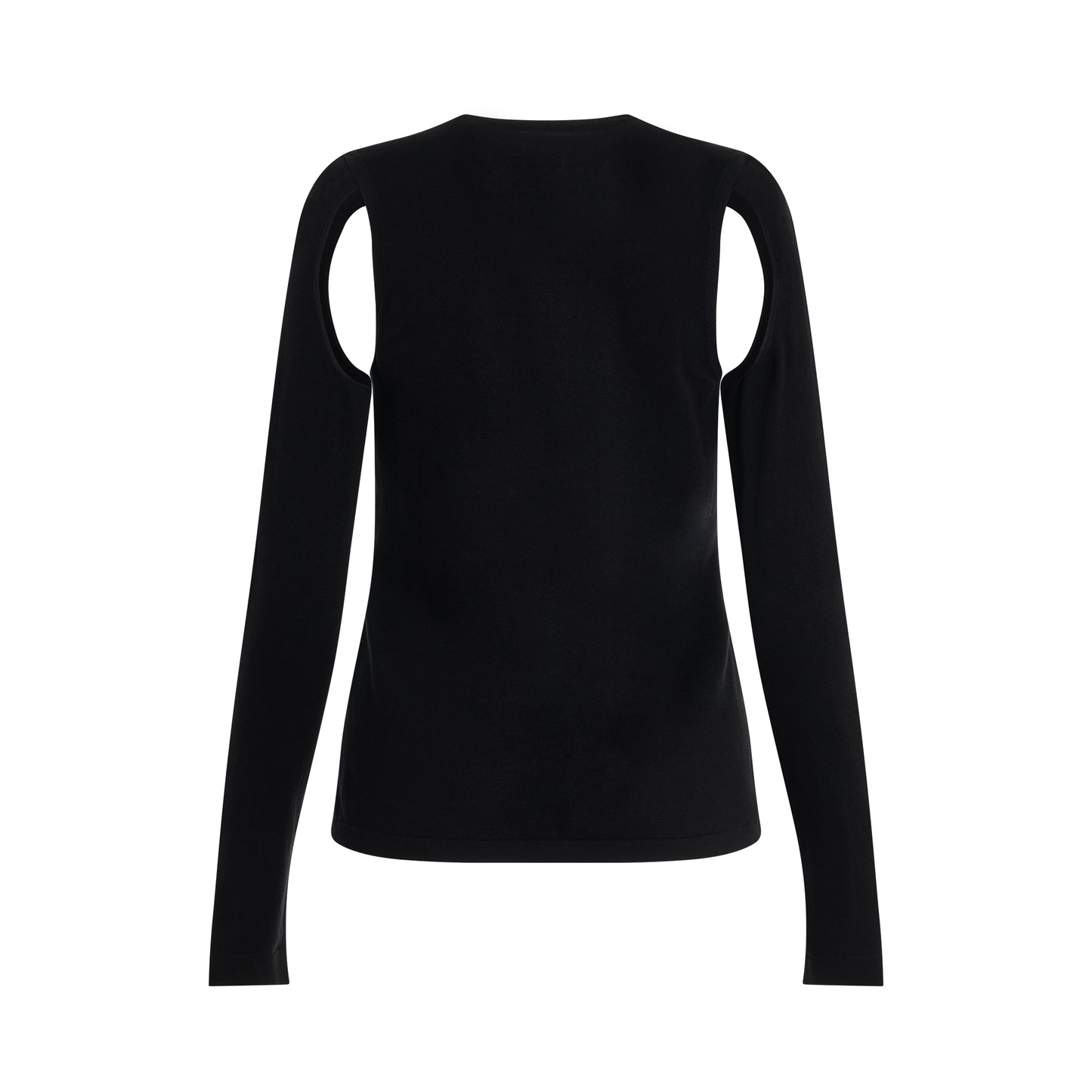 Cut Out Sweater in Black