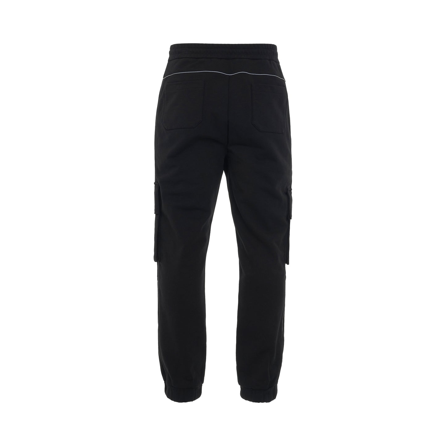 Reflect Cargo Sweatpants in Black/Grey