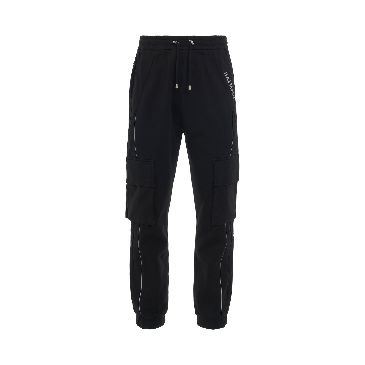 Reflect Cargo Sweatpants in Black/Grey