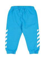 Helvetica Diagonal Sweatshirt Set in Blue/White