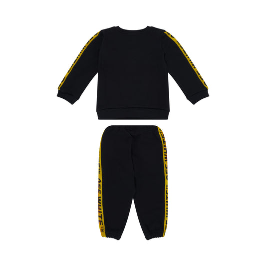 Logo Industrial Sweat Set in Black/Yellow