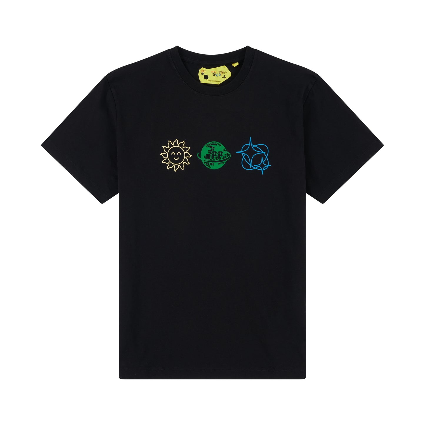 Elements Short Sleeves T-Shirt in Black/Blue