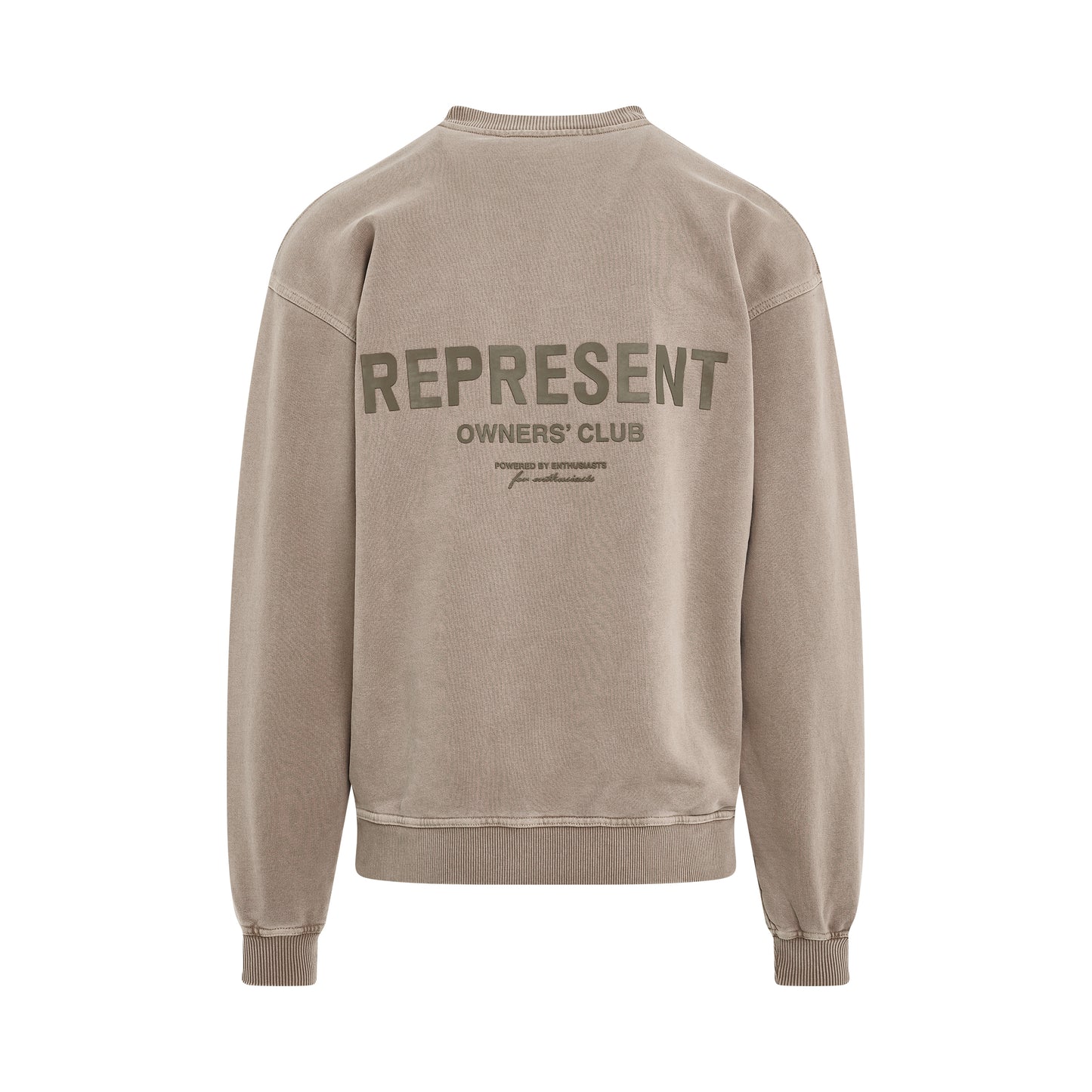 New Represent Owners Club Sweatshirt in Mushroom