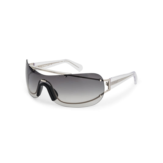 Big Wharf Sunglasses in Silver/ Dark Grey