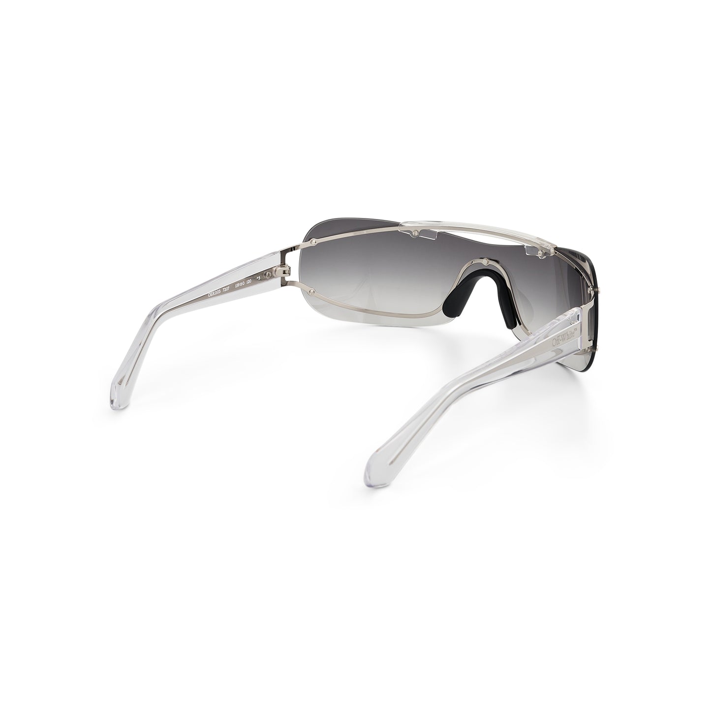 Big Wharf Sunglasses in Silver/ Dark Grey