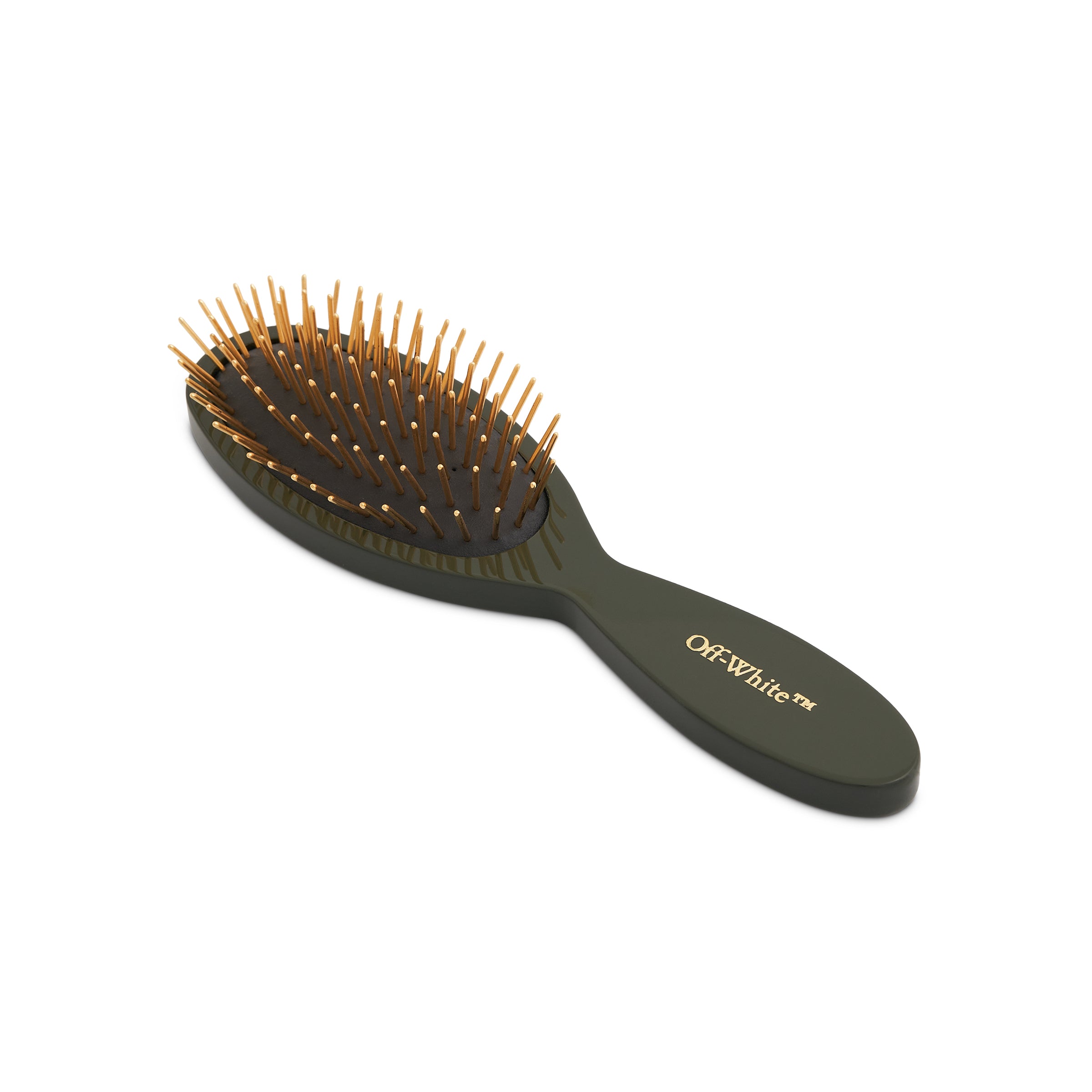 Bookish Hair Brush in Army Green