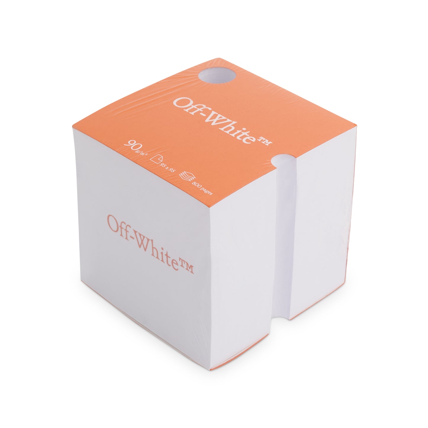 Note Cube in Orange/White