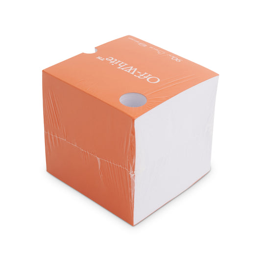 Note Cube in Orange/White