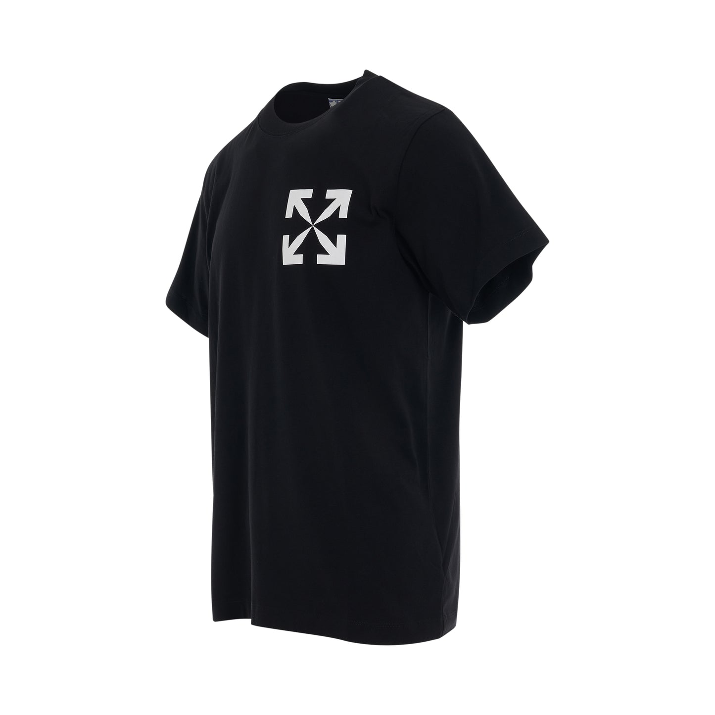 Single Arrow Slim Fit T-Shirt in Black/White