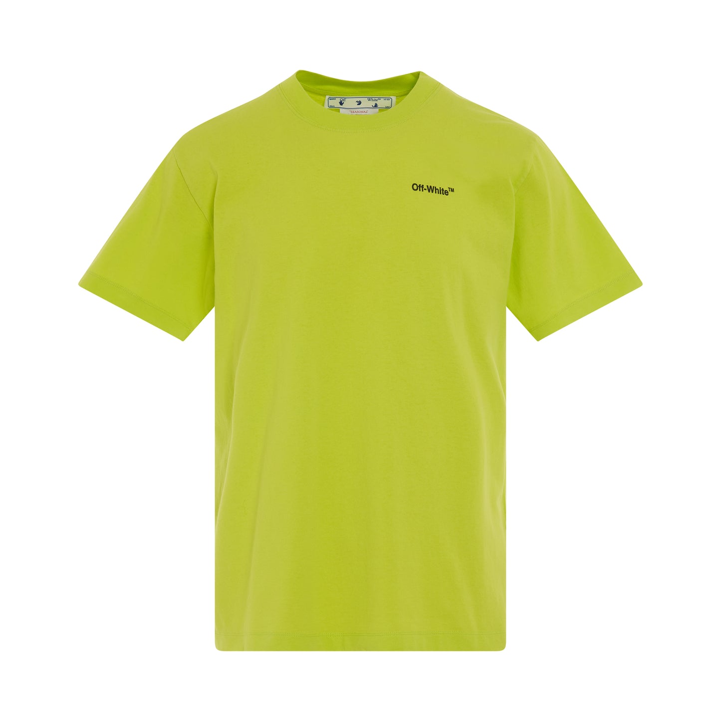 Caravaggio Arrow Slim Fit T-Shirt in Lime/Black