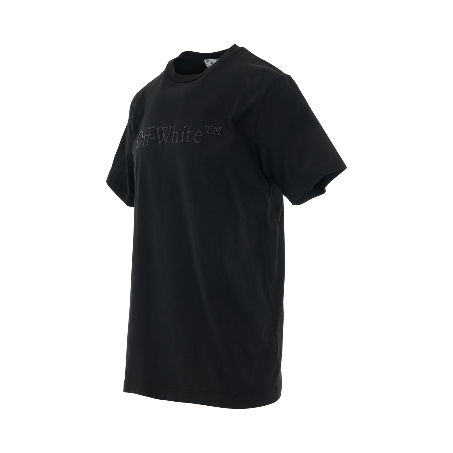 Bookish Laundry Slim Short Sleeve T-Shirt in Black