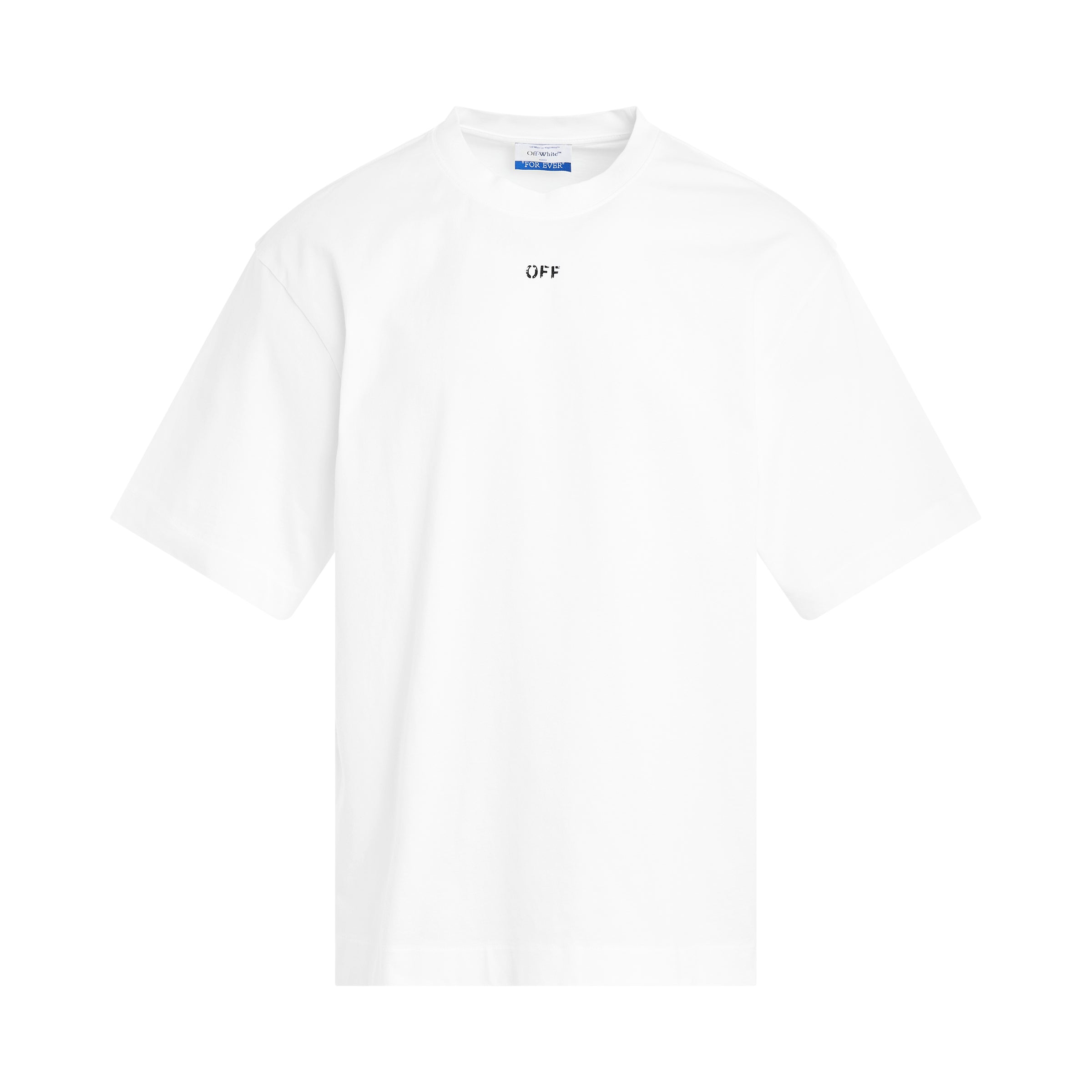 Off Stamp Skate T-Shirt in White/Black