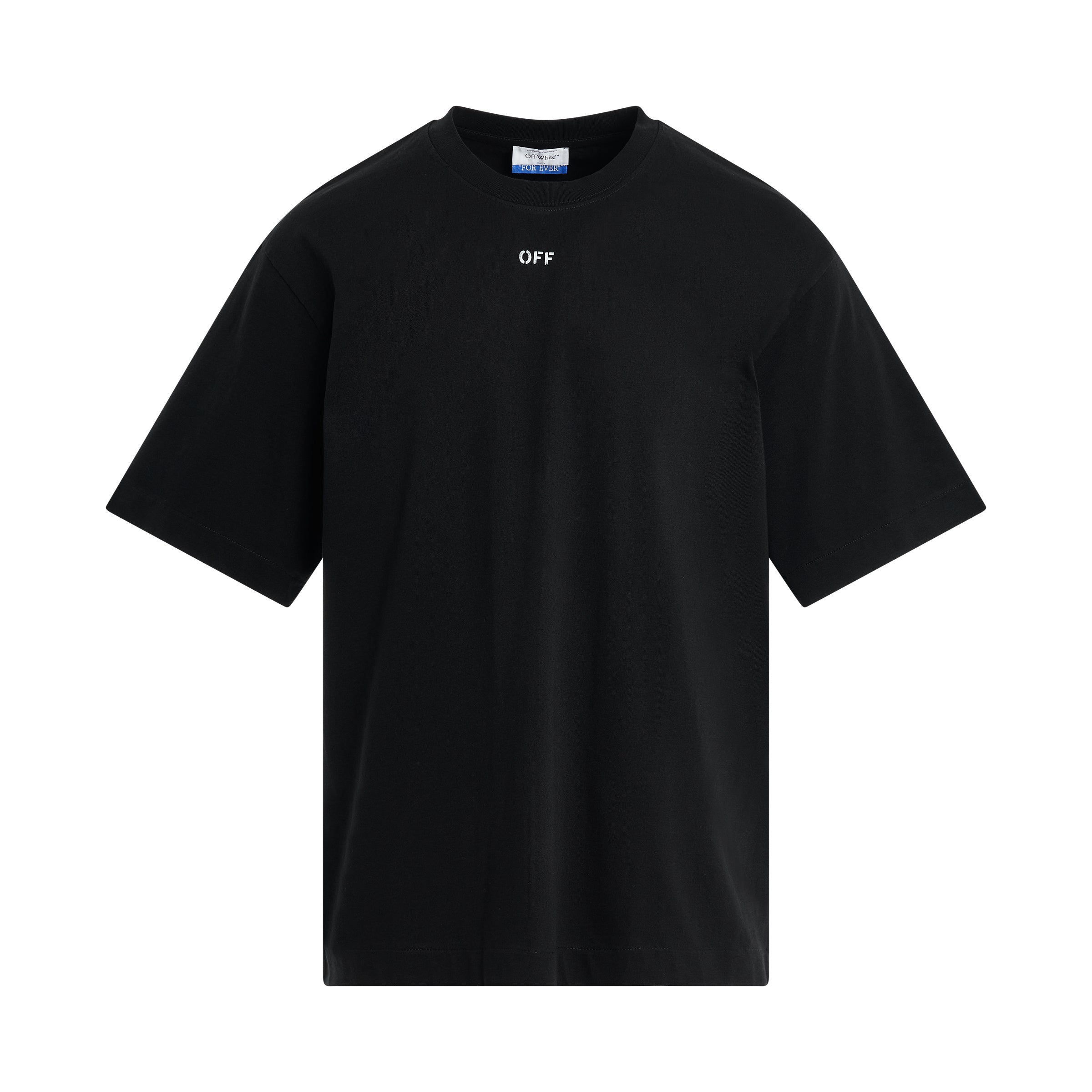 Off Stamp Skate T-Shirt in Black/White