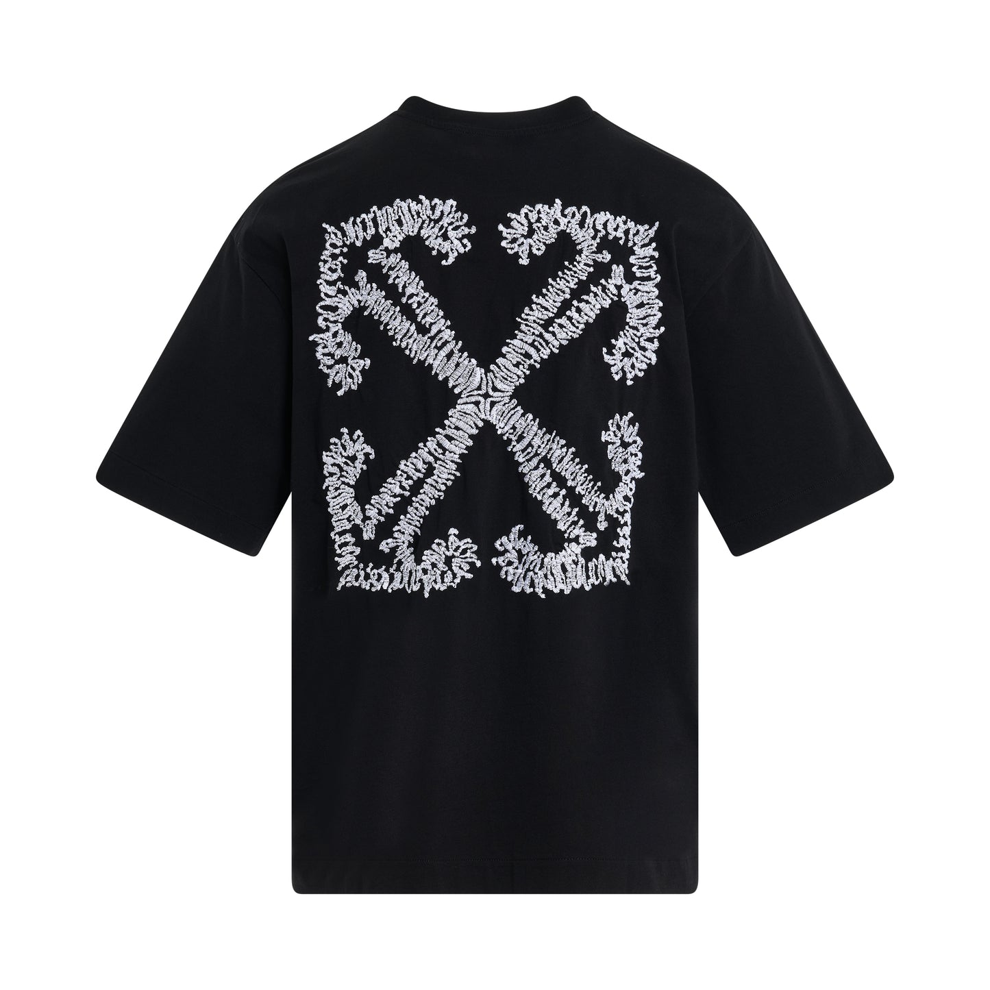 Tattoo Arrow Skate T-Shirt in Black/White