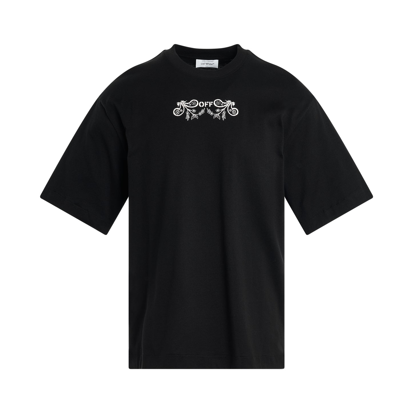 Tattoo Bandana Arrow Skate T-Shirt in Black/White
