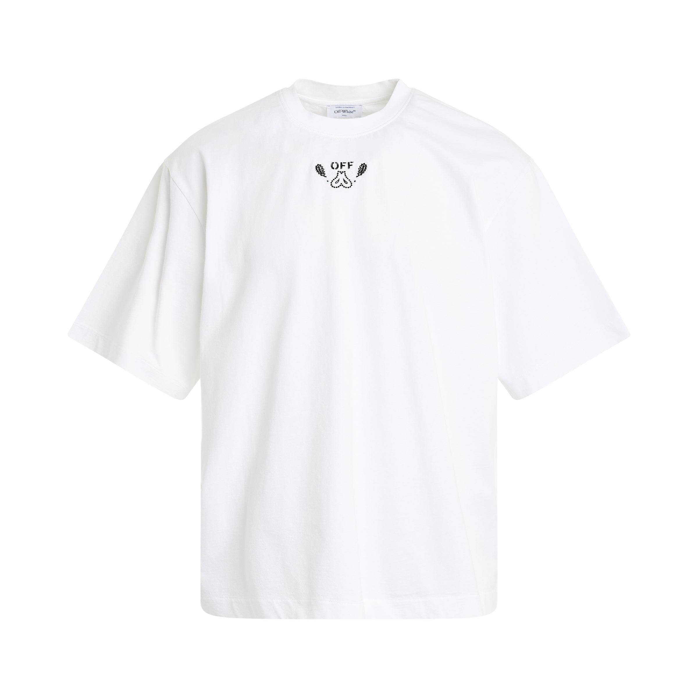 Bandana Arrow Skate T-Shirt in White/Black