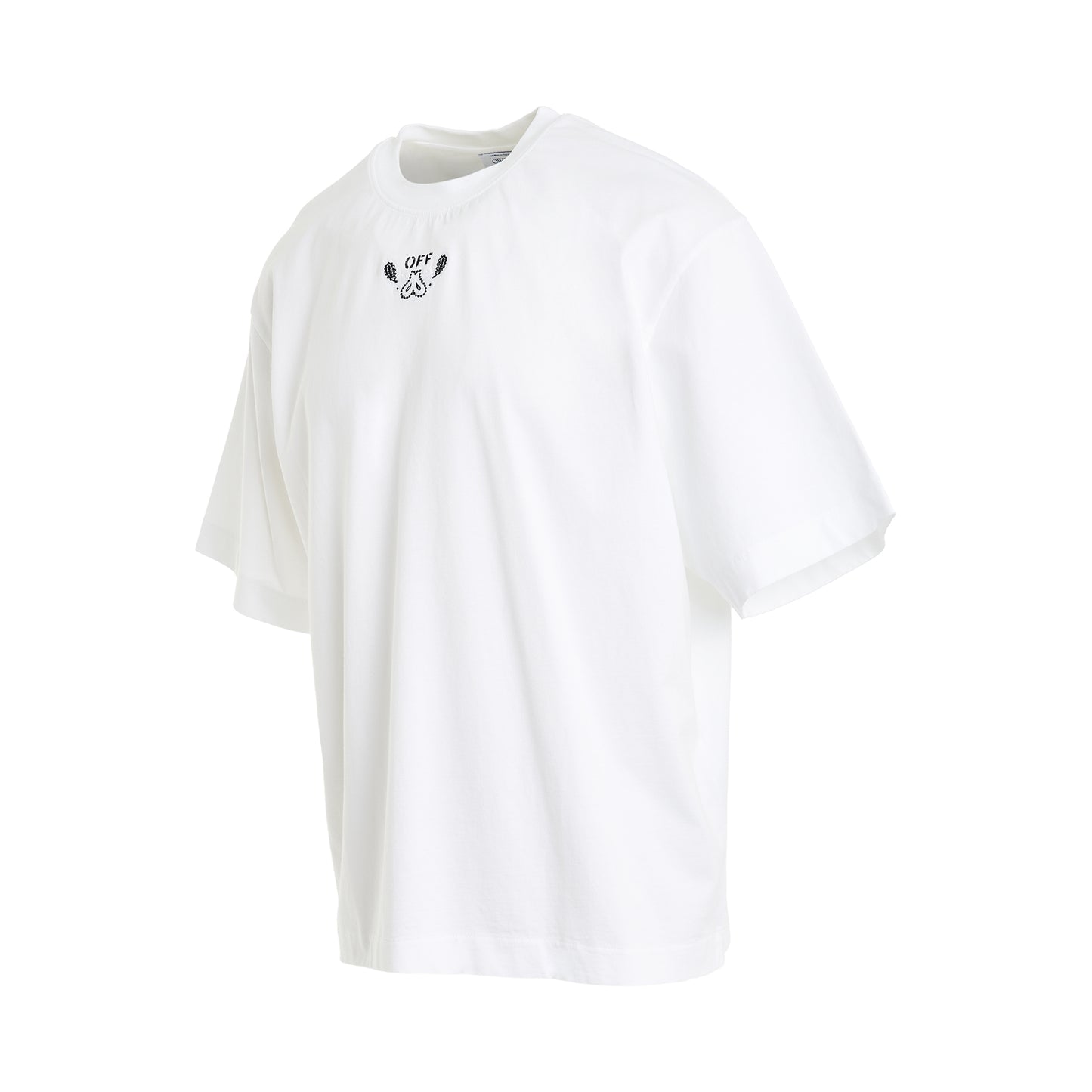 Bandana Arrow Skate T-Shirt in White/Black