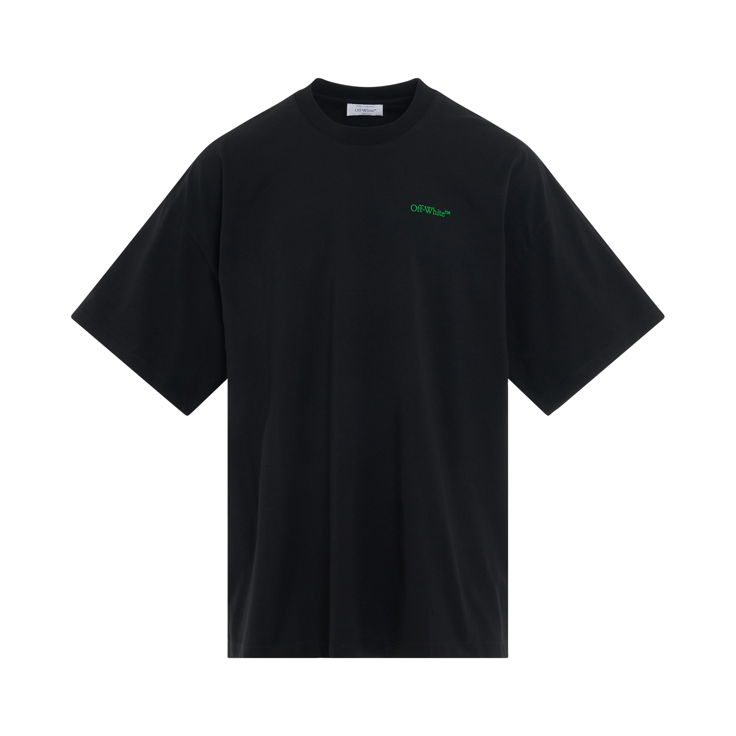 Moon Tab Oversize T-Shirt in Black