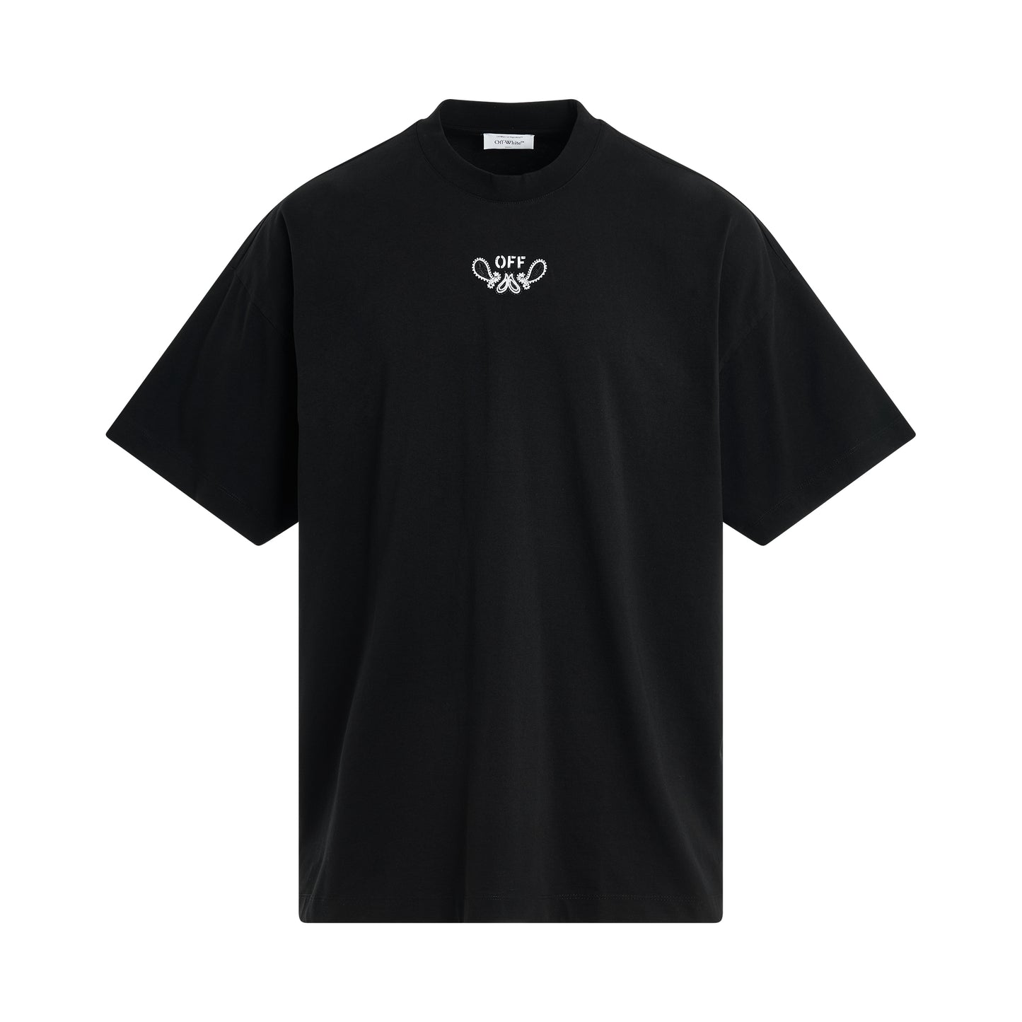 Bandana Half Arrow Oversized T-Shirt in Black/White
