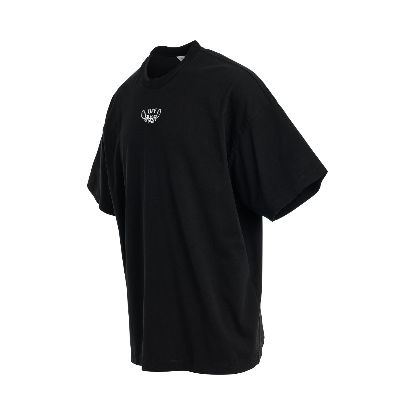 Bandana Half Arrow Oversized T-Shirt in Black/White