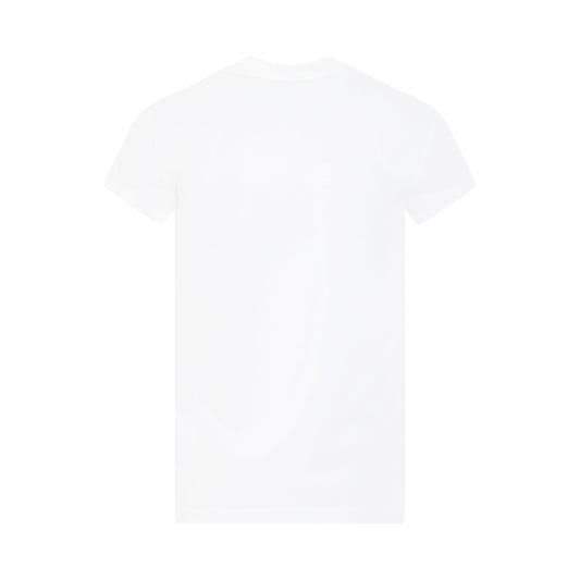 Off Stamp Shaped T-Shirt in White