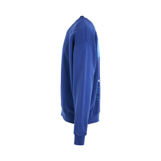 Onthego Moon Skate Fit Sweatshirt in Dark Blue