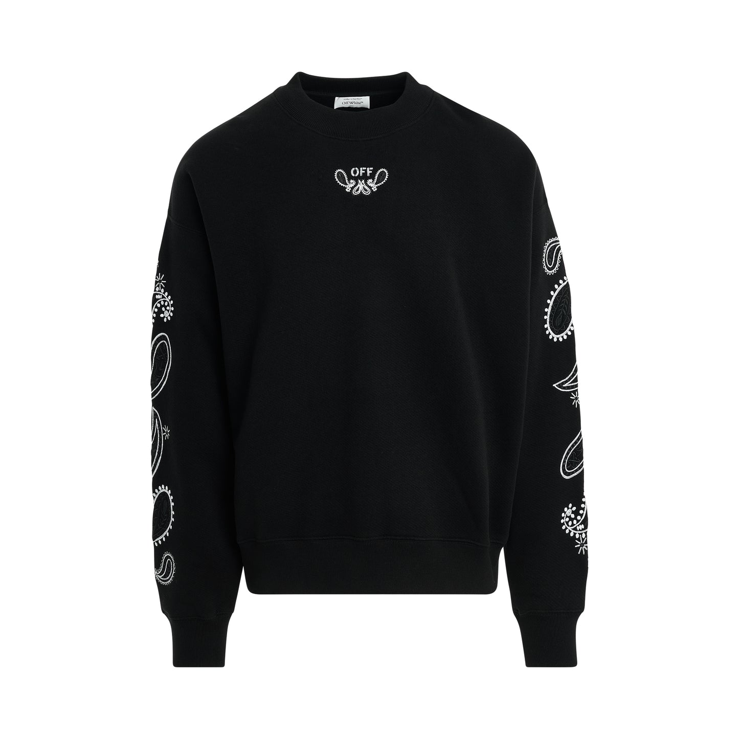 Bandana Arrow Skate Sweatshirt in Black/White