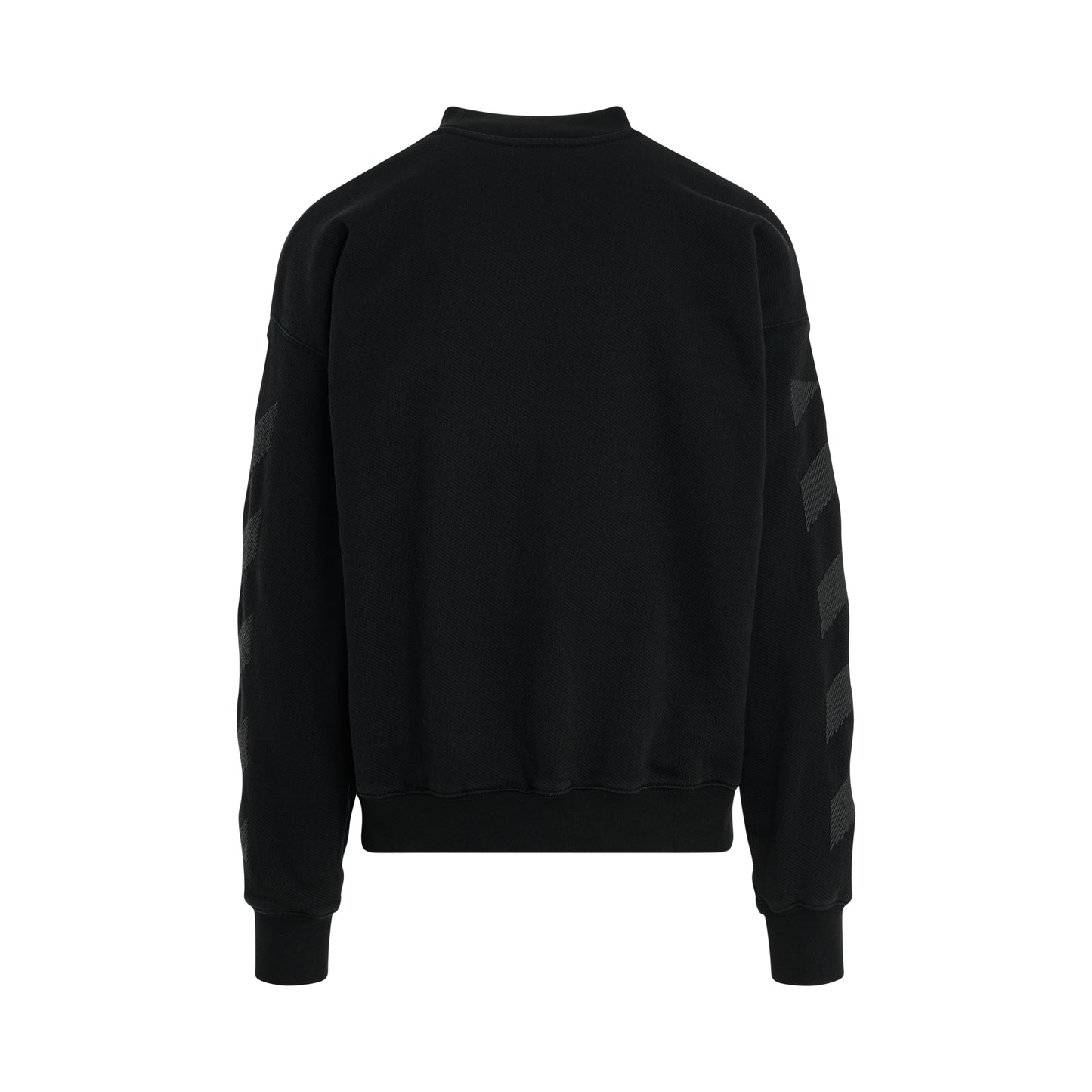 Cornely Diagonal Skate Sweatshirt in Black/White