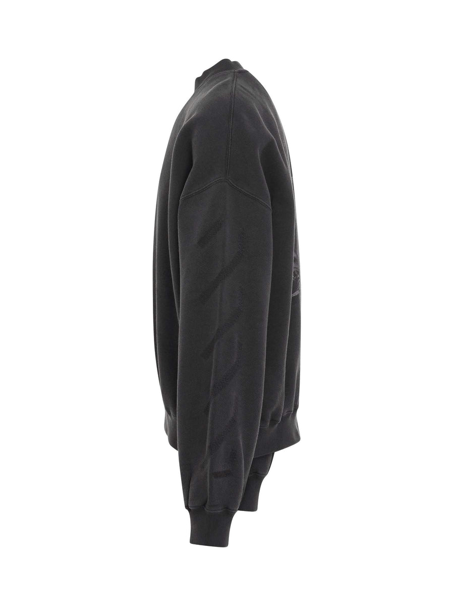 St Matthew Oversize Sweatshirt in Black