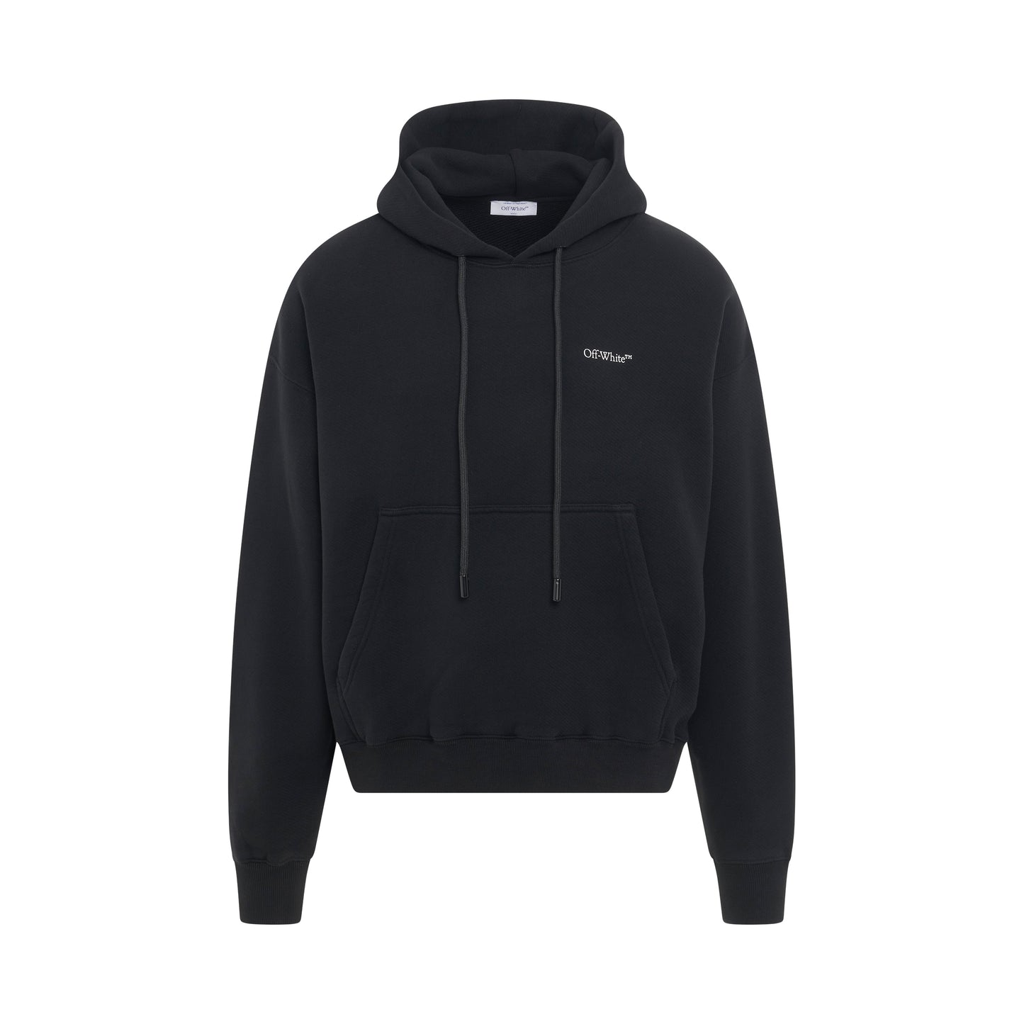 Scratch Tab Skate Fit Hoodie in Black