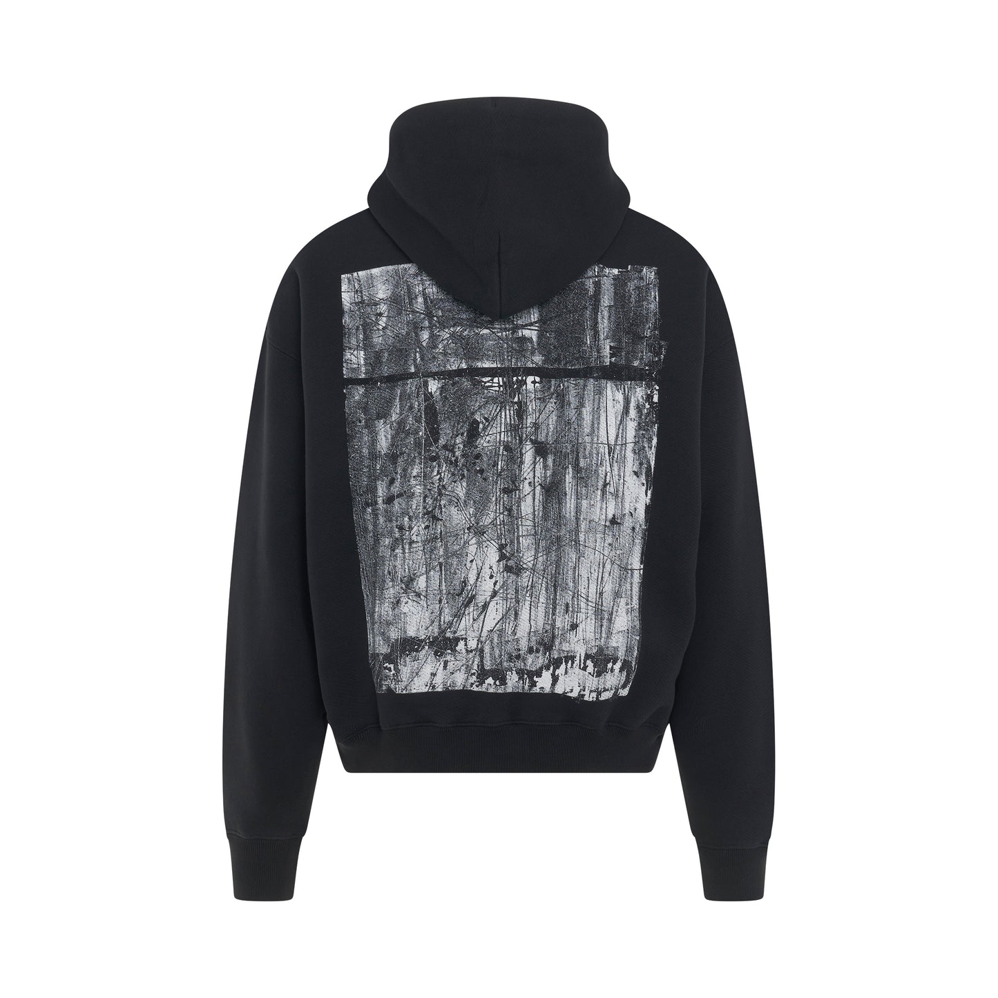 Scratch Tab Skate Fit Hoodie in Black